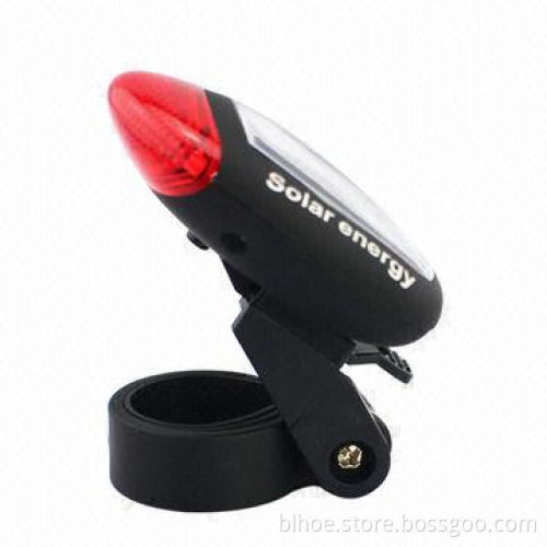 Environmental protection energy-saving solar bicycle taillight, free charging type mountain bike tai